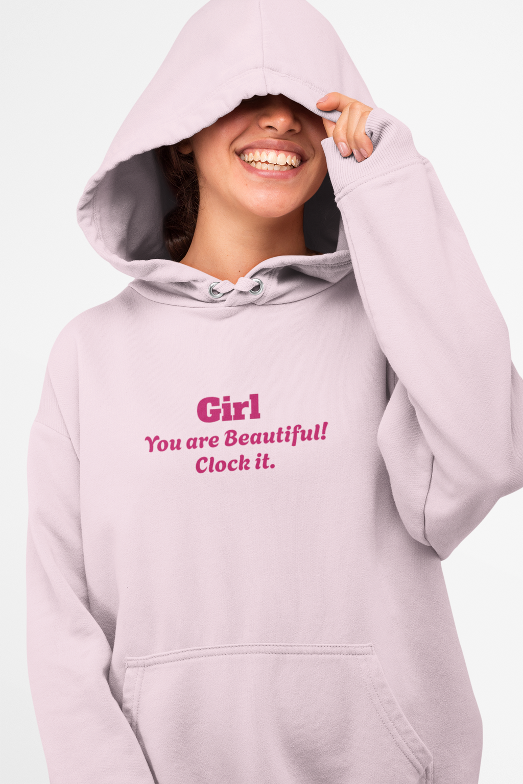 You Are Beautiful Hoodie | Women Empowerment Quote Sweatshirt