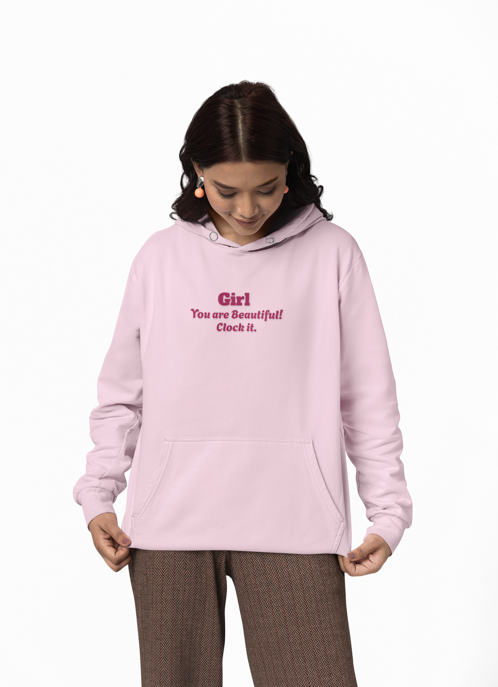 You Are Beautiful Hoodie | Women Empowerment Quote Sweatshirt