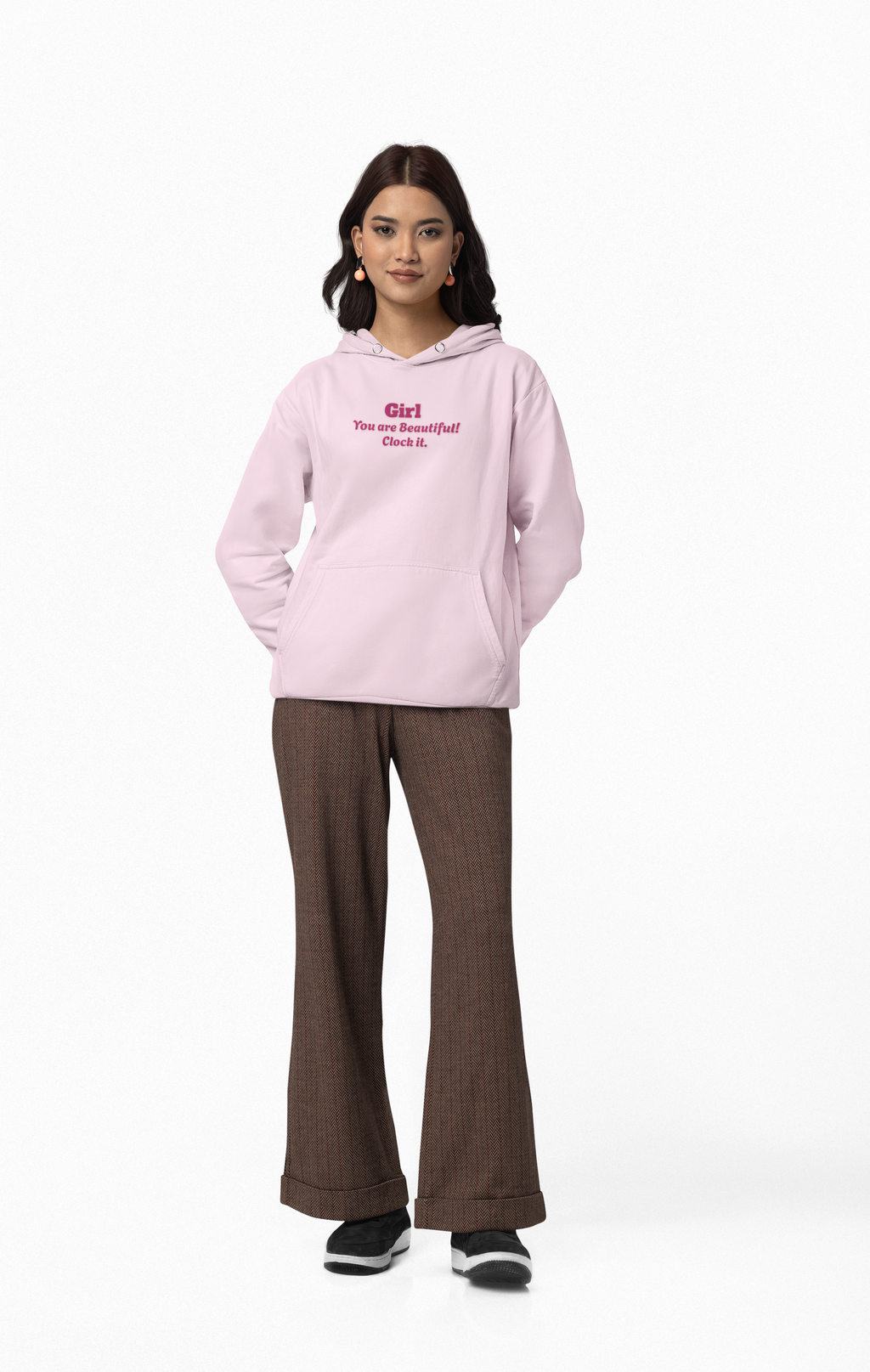 You Are Beautiful Hoodie | Women Empowerment Quote Sweatshirt