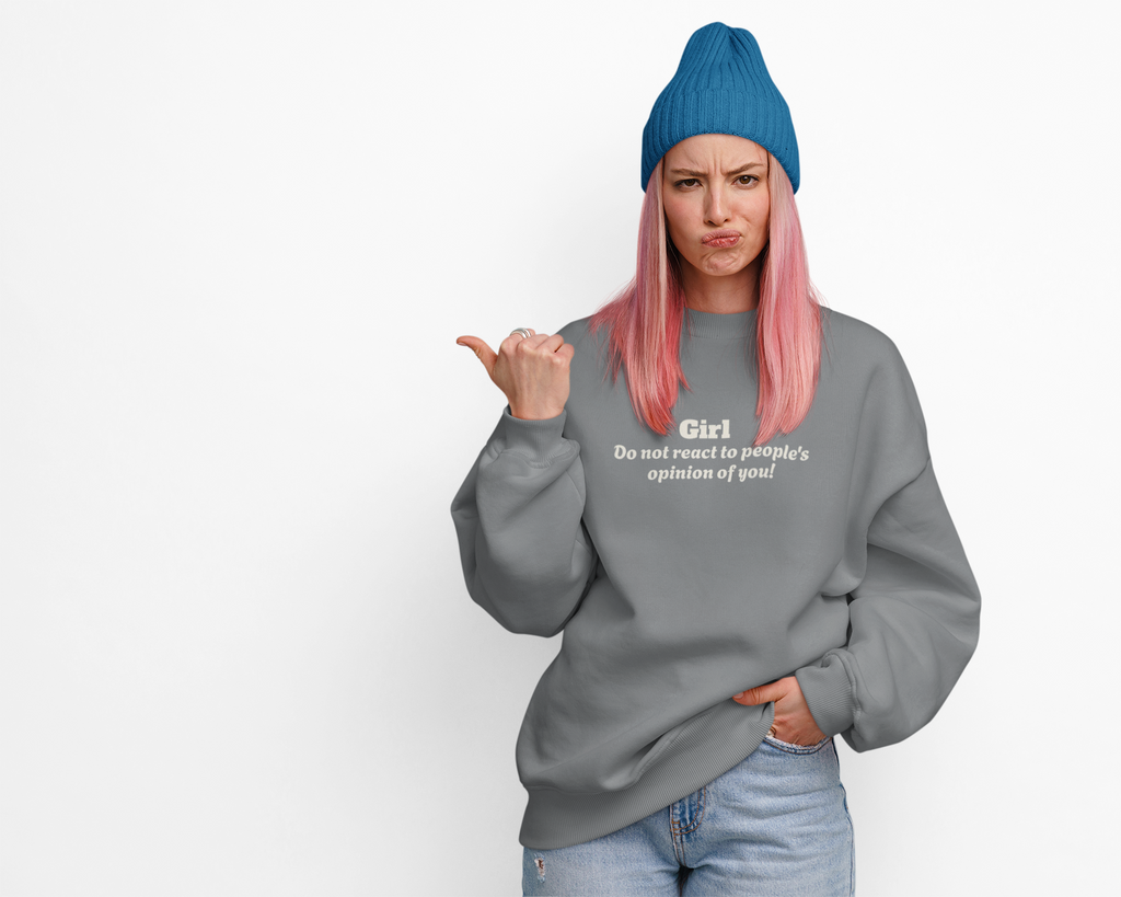 Confident Quote Crewneck Sweatshirt | soft graphic sweatshirt